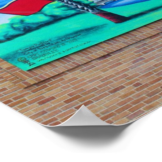 Tampa Florida Poster (Ecke)