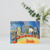 Tampa Florida Postkarte (Stehend Vorderseite)