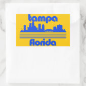 Tampa Florida Rechteckiger Aufkleber (Tasche)