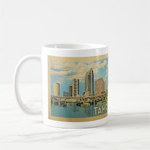 Tampa Florida Reise im Vintage-Stil Kaffeetasse