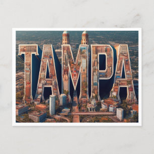 Tampa, Florida Reisen in alter Zeit Postkarte