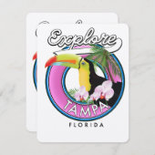 Tampa Florida Retro-Logo entdecken (Vorne/Hinten)