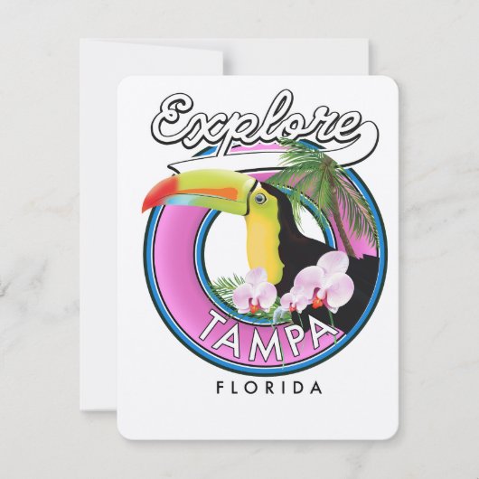 Tampa Florida Retro-Logo entdecken (Vorderseite)