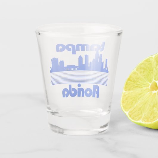 Tampa Florida Schnapsglas (Rückseite)