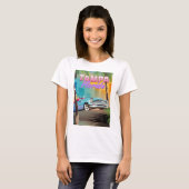 Tampa Florida schönes Reiseplakat. T-Shirt (Vorne ganz)