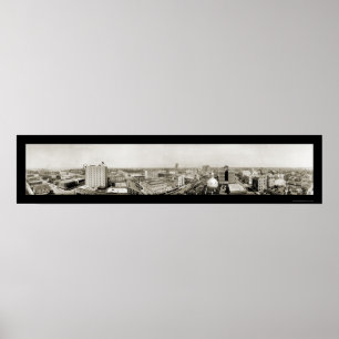 Tampa, Florida Skyline-Foto 1921 Poster