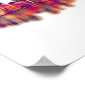 Tampa Florida Skyline Poster (Ecke)