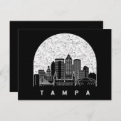 Tampa Florida Skyline Postkarte (Vorne/Hinten)