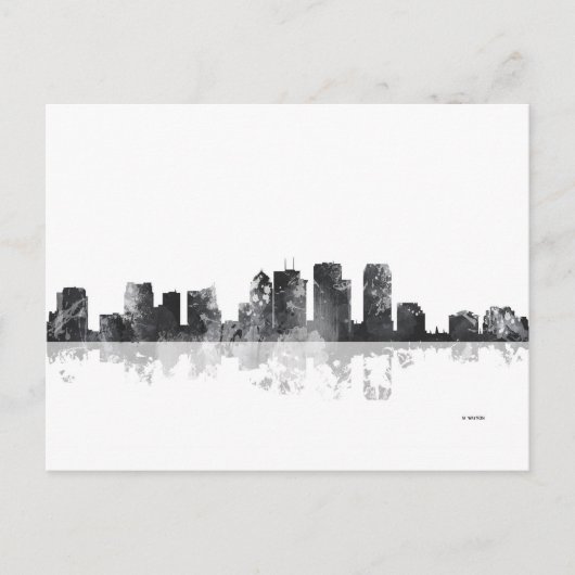 TAMPA, FLORIDA SKYLINE POSTKARTE (Vorderseite)