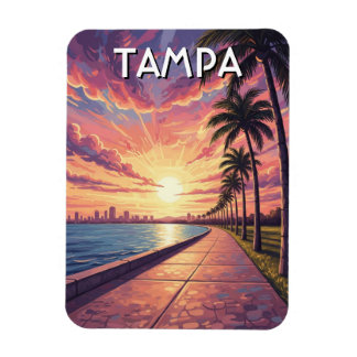 Tampa Florida Travel Magnet