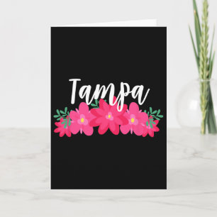 Tampa Florida Tropischer Urlaub Karte