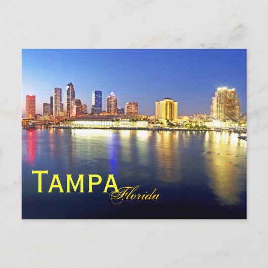 Tampa, Florida, U.S.A. Postkarte (Vorderseite)