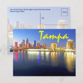 Tampa, Florida, U.S.A. Postkarte (Vorne/Hinten)