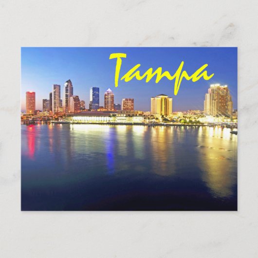 Tampa, Florida, U.S.A. Postkarte (Vorderseite)