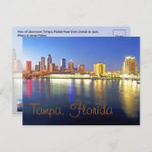 Tampa, Florida, U.S.A. Postkarte (Vorne/Hinten)