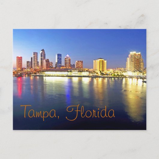 Tampa, Florida, U.S.A. Postkarte (Vorderseite)