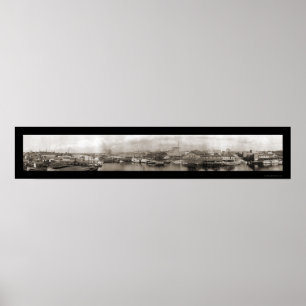 Tampa Florida-Ufergegend-Foto 1913 Poster