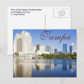 Tampa, Florida, USA Postkarte (Vorne/Hinten)