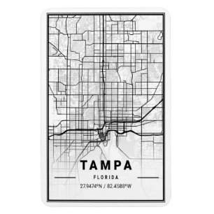Tampa Florida USA Reiseplan Magnet