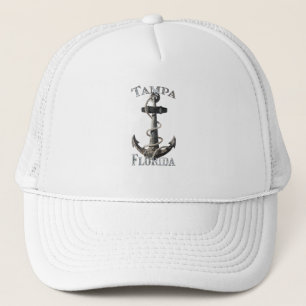 Tampa Florida Vacation Nautical Anchor Segeln Truckerkappe