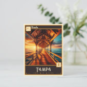 Tampa, Florida | VINTAG Postkarte (Stehend Vorderseite)