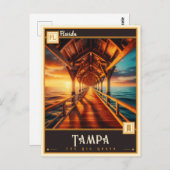 Tampa, Florida | VINTAG Postkarte (Vorne/Hinten)