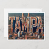 Tampa, Florida Vintage Travel Postkarte (Vorne/Hinten)