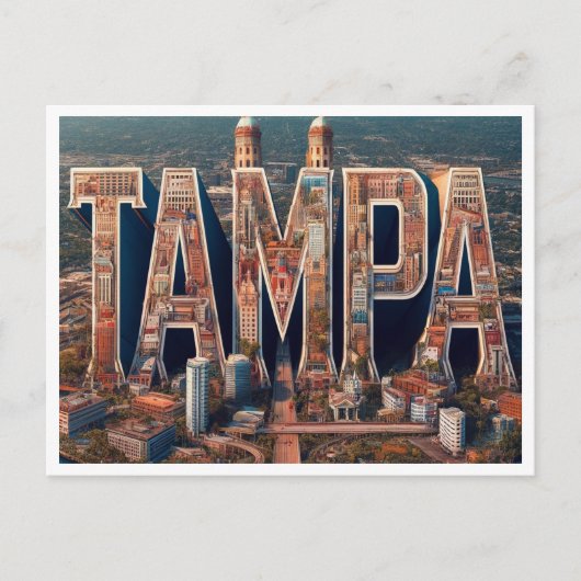 Tampa, Florida Vintage Travel Postkarte (Vorderseite)