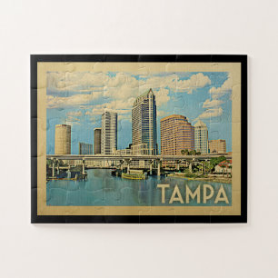Tampa Florida Vintage Travel Puzzle
