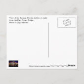 Tampa, Florida von der Platt Street Bridge. Postkarte (Rückseite)