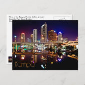 Tampa, Florida von der Platt Street Bridge. Postkarte (Vorne/Hinten)
