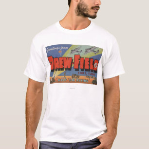 Tampa, Florida - zeichnete Feld - große T-Shirt