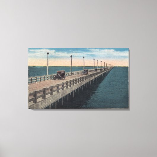 Tampa, FloridaView of Gandy BridgeTampa, FL Leinwanddruck (Vorderseite)