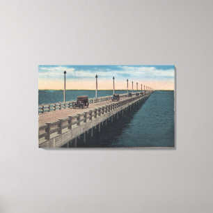 Tampa, FloridaView von Gandy BridgeTampa, FL Leinwanddruck