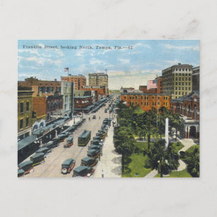 Tampa - Franklin Straße Postkarte