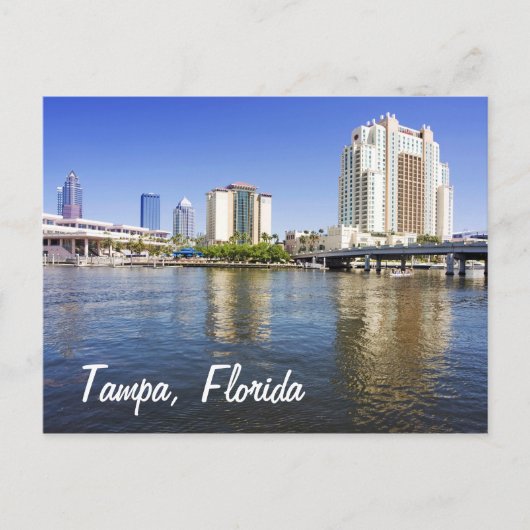 Tampa from Harbour Island Postkarte (Vorderseite)
