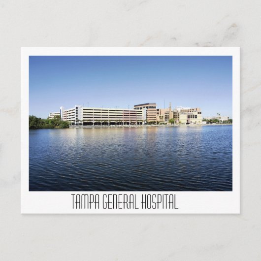 Tampa General Hospital Postkarte (Vorderseite)