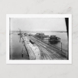 Tampa Inn und Docks, Tampa, Florida Vintage Postkarte