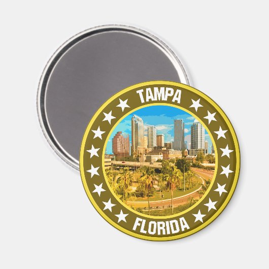 Tampa Magnet (Vorderseite/Rückseite)