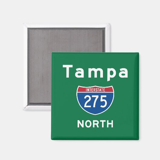 Tampa Magnet (Vorderseite/Rückseite)
