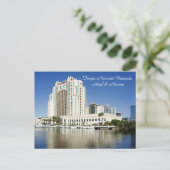 Tampa, Marriott, Waterside, Hotel & Marina Postkarte (Stehend Vorderseite)