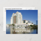 Tampa, Marriott, Waterside, Hotel & Marina Postkarte (Vorne/Hinten)
