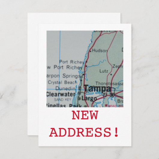 Tampa New Address Ankündigung (Vorne/Hinten)