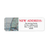 Tampa New Address Label (Vorne)