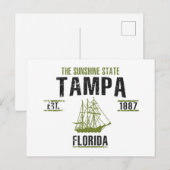 Tampa Postkarte (Vorne/Hinten)