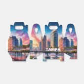 Tampa Skyline Abstrakt Art Geschenkschachtel (Ungefaltet)