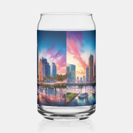 Tampa Skyline Dosenglas (Rechts)