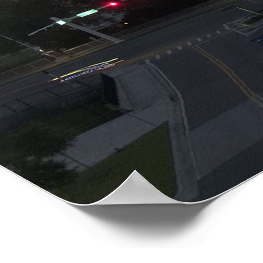 Tampa Skyline Poster (Ecke)