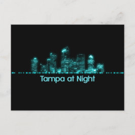 Tampa Skyline Postkarte
