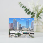 Tampa, Skyline von Florida aus Richtung Süden Postkarte (Stehend Vorderseite)